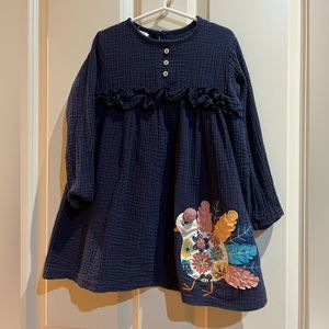 Mud Pie Gauze Turkey Dress